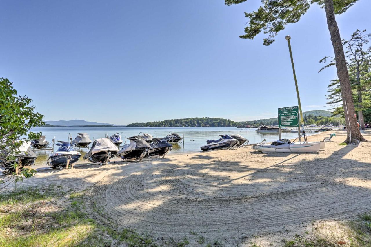 Lake Getaway Walk Across Street To Private Beach! Gilford Kültér fotó
